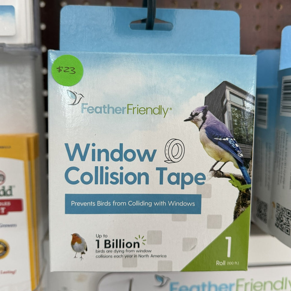 Feather Friendly Bird Collision Window Markers Single Roll - White () - Each