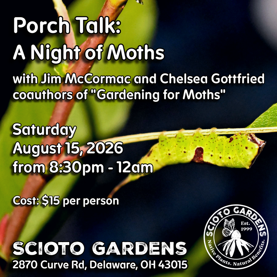 A Night of Moths with Jim McCormac and Chelsea Gottfried (coauthors of “Gardening for Moths”)